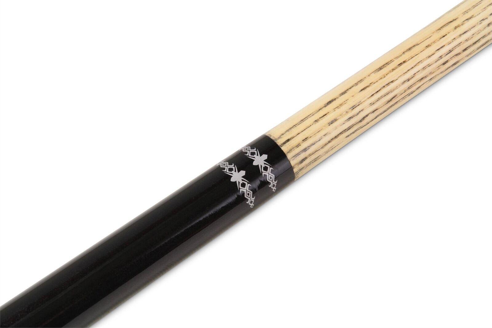 Jonny 8 Ball BLACK SCORPION 2pc Centre Joint Ash Snooker Pool Cue with 9mm Tip 4/6