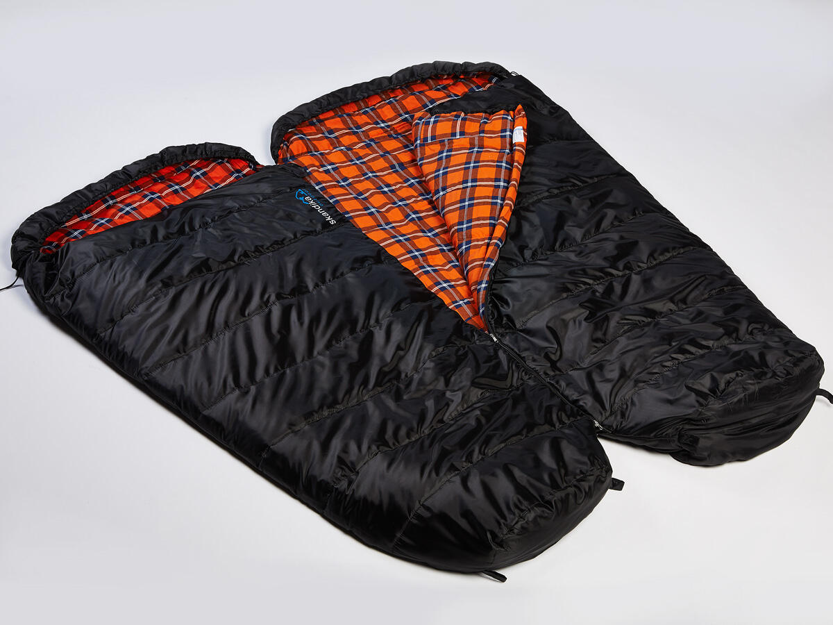 Slaapzak sarcofaag XXL Vegas Flanell - koppelbaar - 3 seizoenen - 220x110 cm 4/7