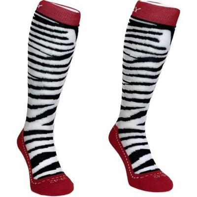 Hingly skisokken zebra ski