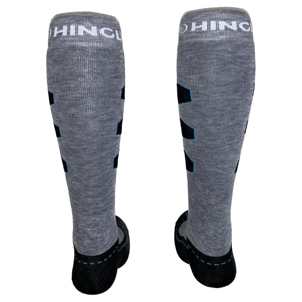 Hingly Skisokken  HexaSki Grijs-Zwart 3/3