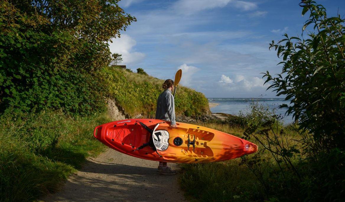 Jednoosobowy kajak sit on top do pływania Wave sport Scooter X 6/7