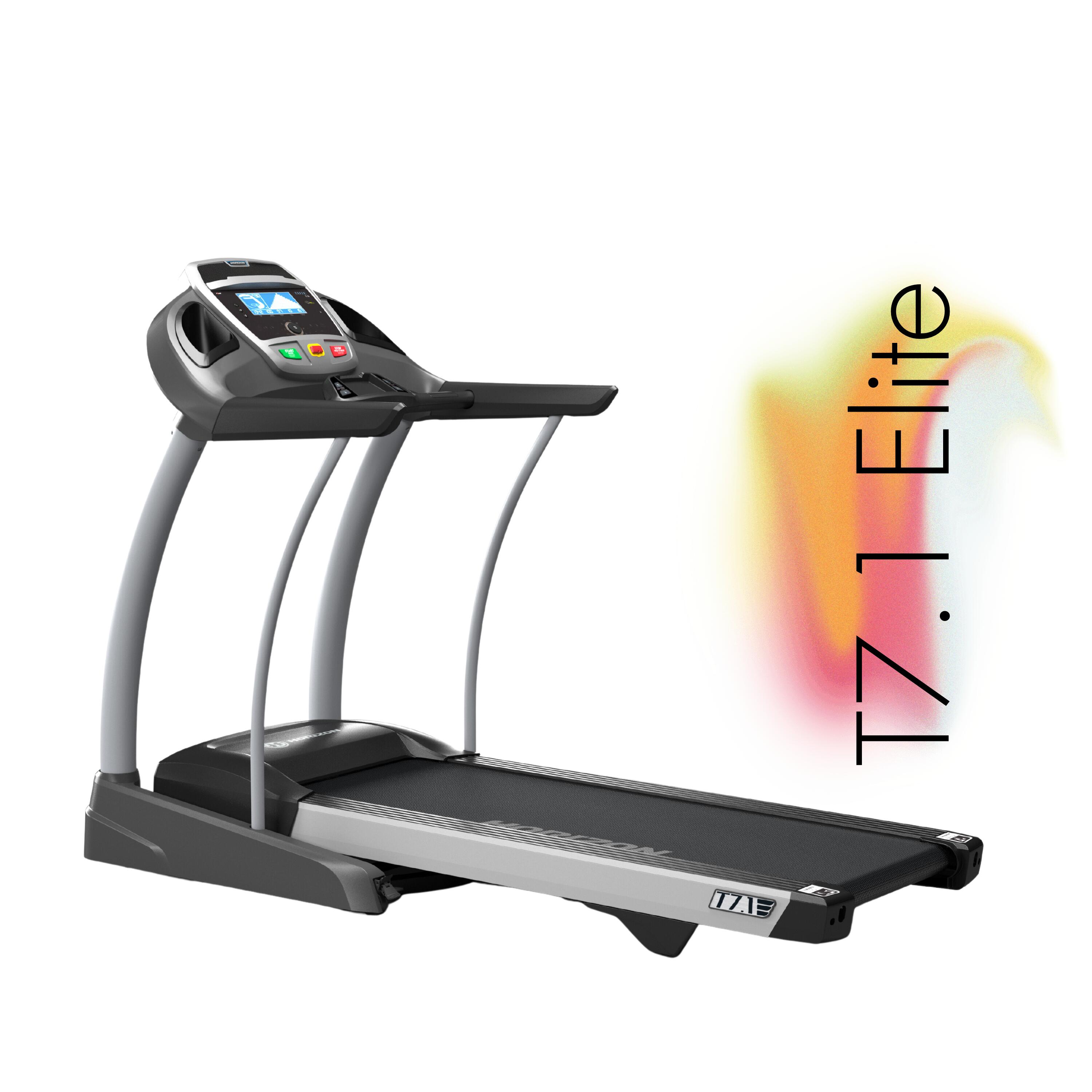 Box damage - Grade A - Horizon Elite T7.1 Treadmill with Free Installation 1/5