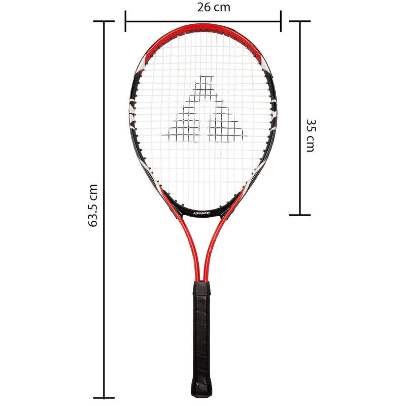 Racheta tenis camp Action One Advance Pro 108, 25 inch, rosu