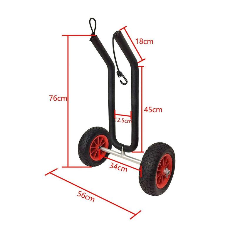 Carrinho de transporte de prancha de surf até 6" de espessura - CPS01