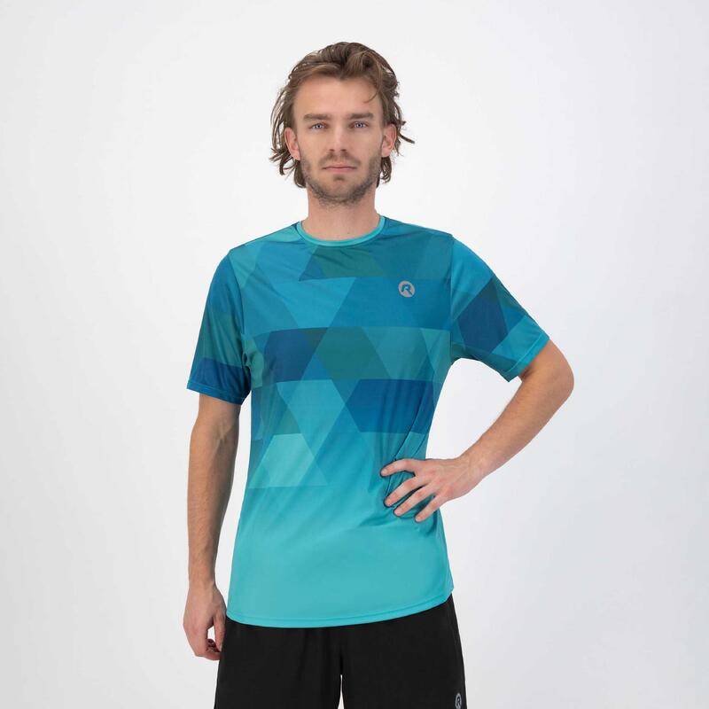 T-Shirt De Sport Manches Courtes Homme - Geometric