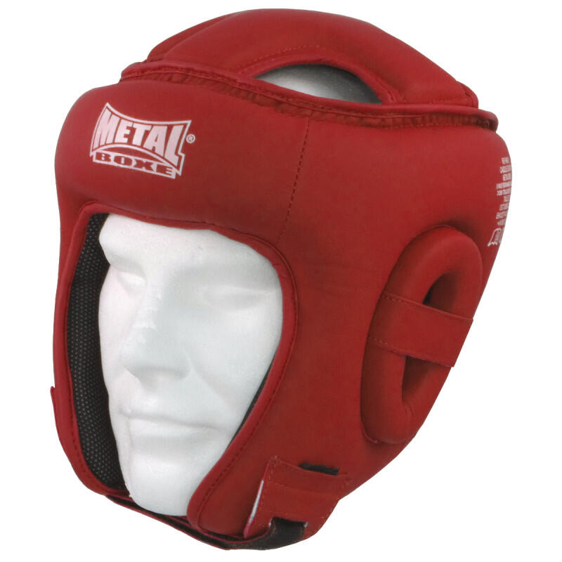 Casco de boxeo competición JUNIOR-AZUL