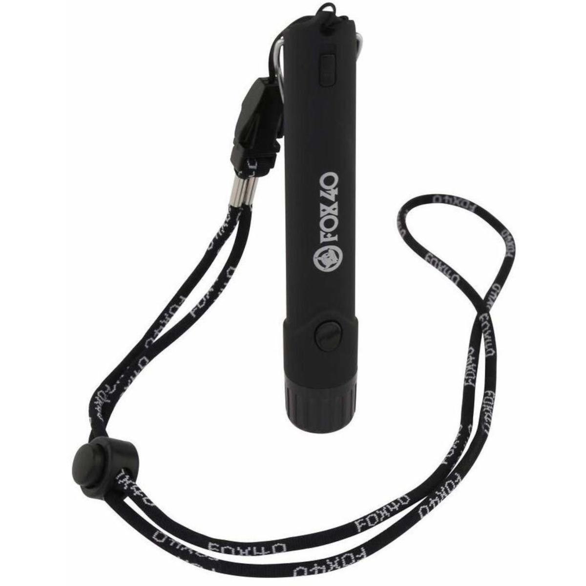 Fluier FOX 40 Electronic cu snur Mini, Negru, 110 dB