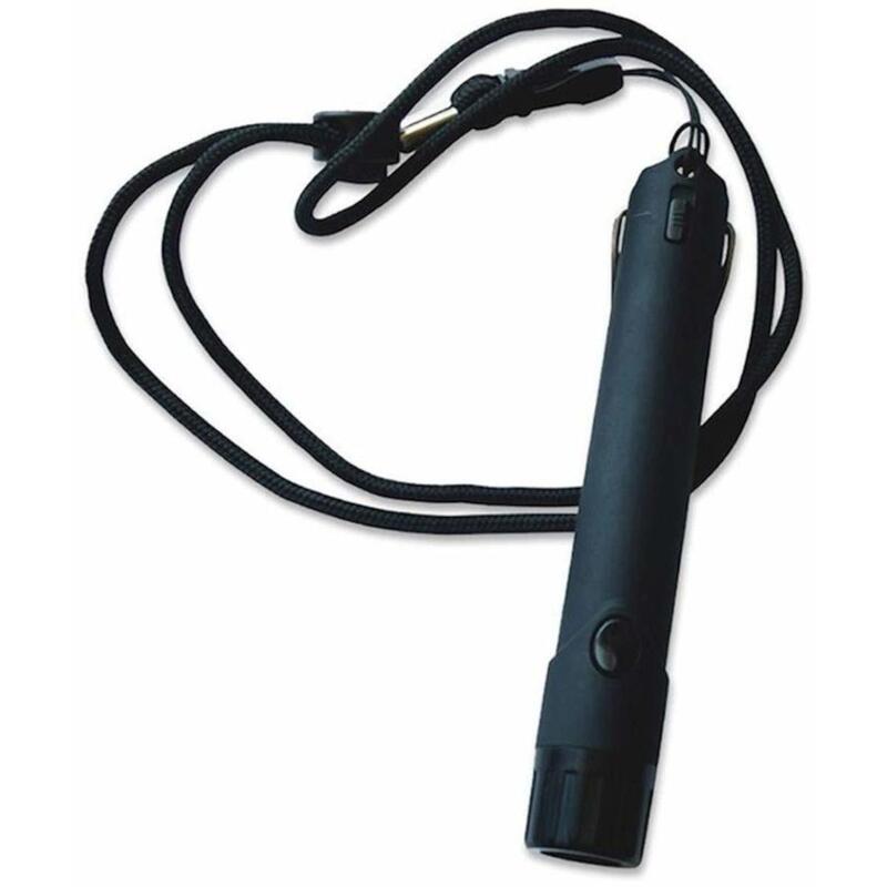 Fluier FOX 40 Electronic cu snur Mini, Negru, 110 dB