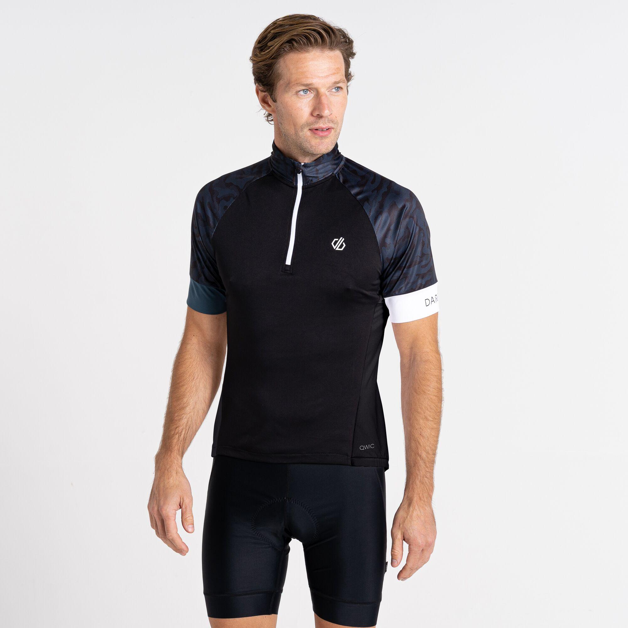 DARE 2B Stay the Course III Men's Cycling Half-Zip, Short Sleeve Jersey