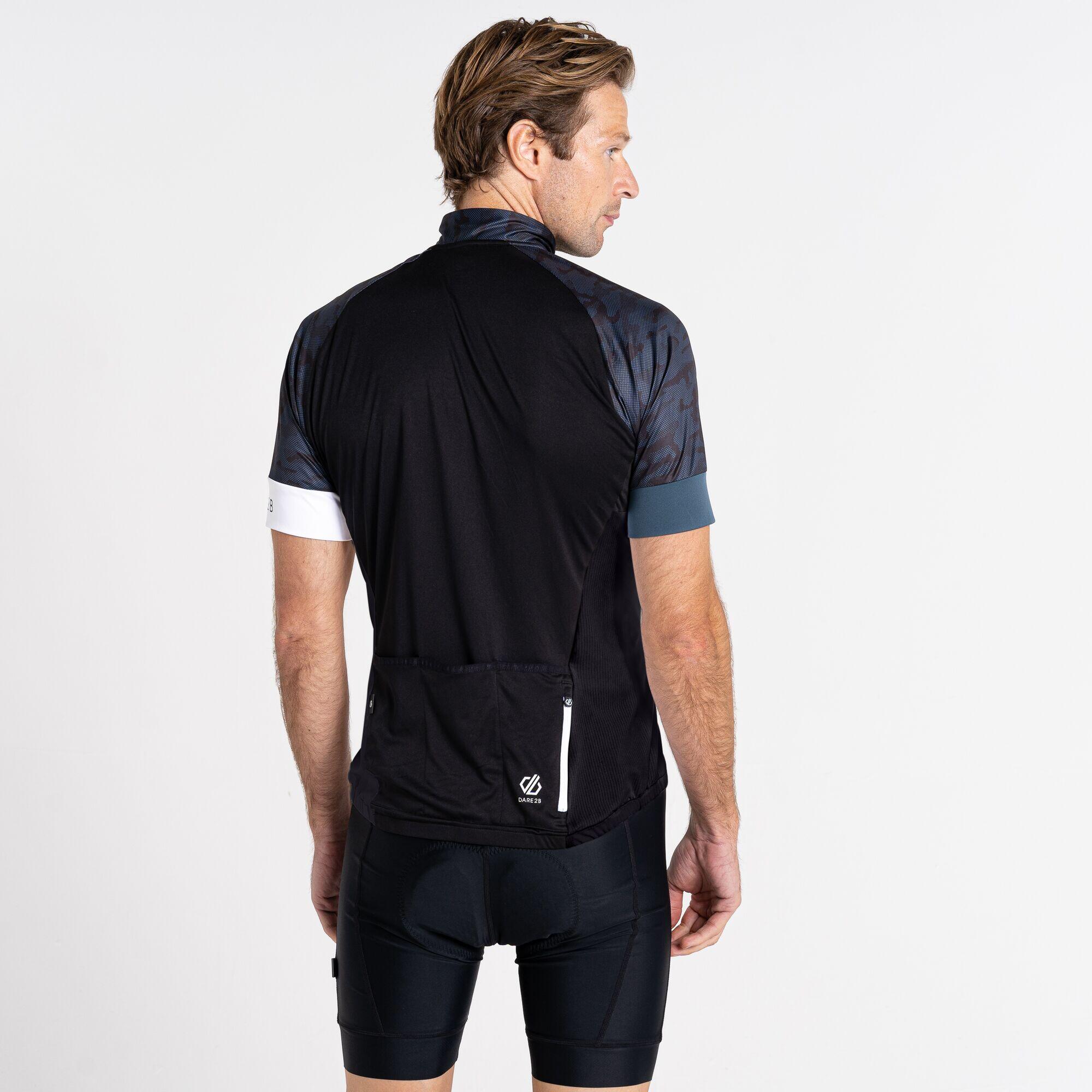 Stay the Course III Men's Cycling Half-Zip, Short Sleeve Jersey 3/5