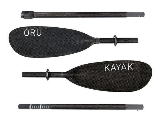 Wiosło kajakowe 4-częściowe składane Oru kayak carbon 220-230 cm packraft