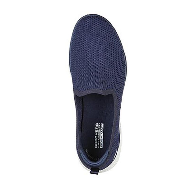 Zapatillas Deportivas Caminar Mujer Skechers 124505_NVY Azul marino sin Cordones