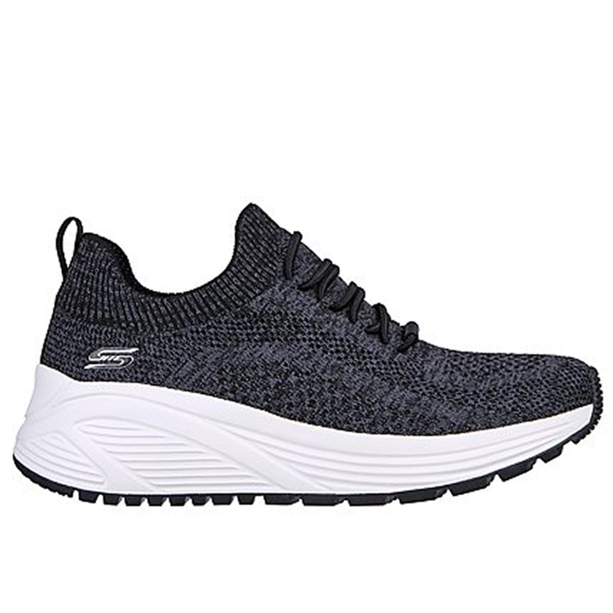 SKECHERS Zapatillas Deportivas Caminar Mujer Skechers 117256_BLK Negras con Cordones