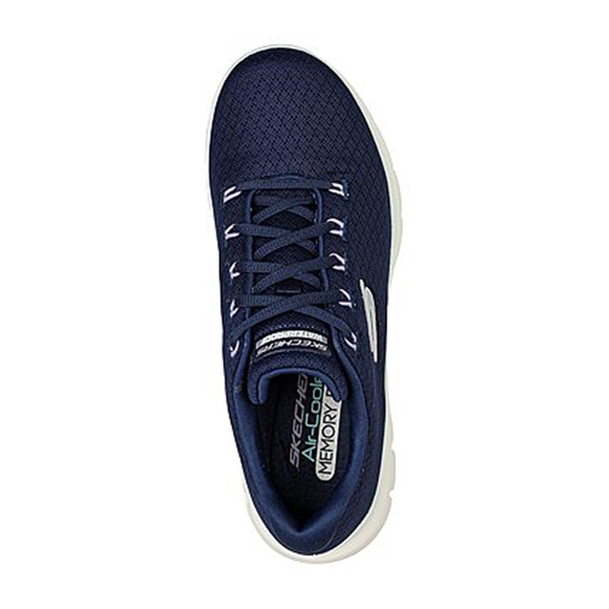 Zapatillas Deportivas Caminar Mujer Skechers 149298_NVAQ Azul marino Cordones 5/5