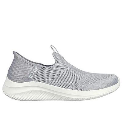 Zapatillas Deportivas Caminar Mujer Skechers 149709_LTGY Grises sin Cordones