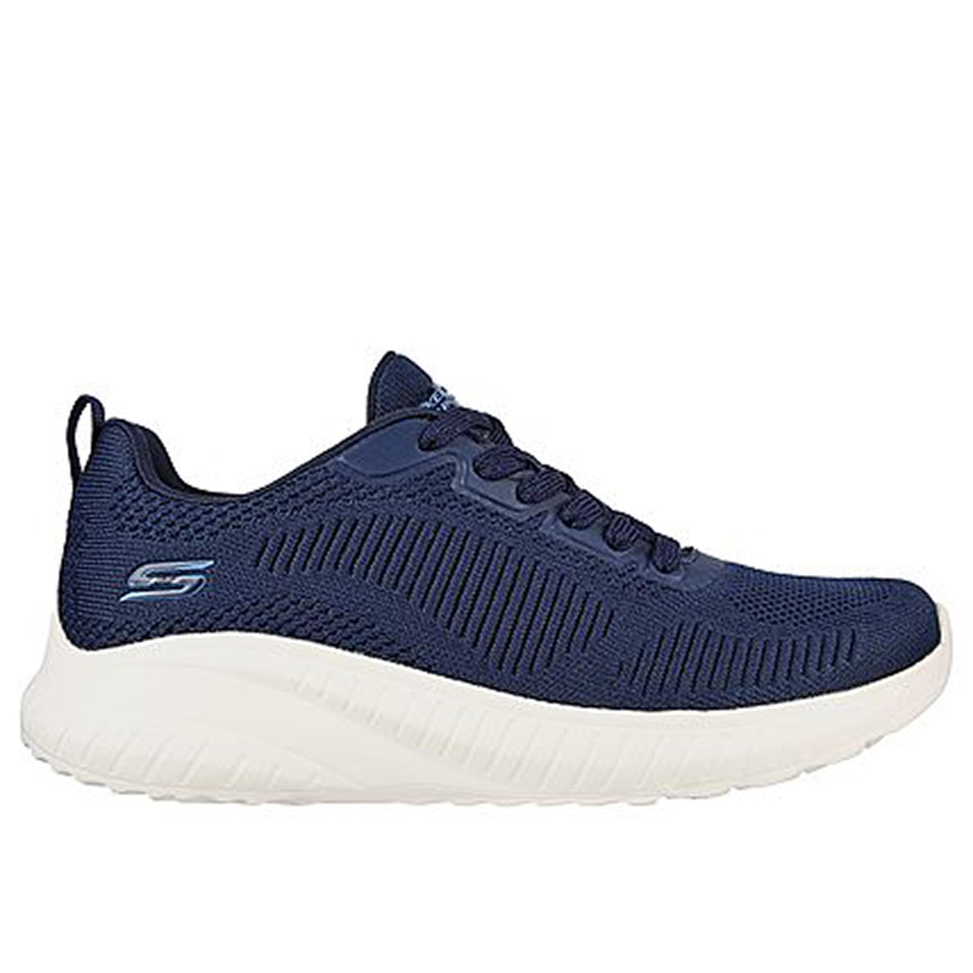 Zapatos skechers top invierno azul