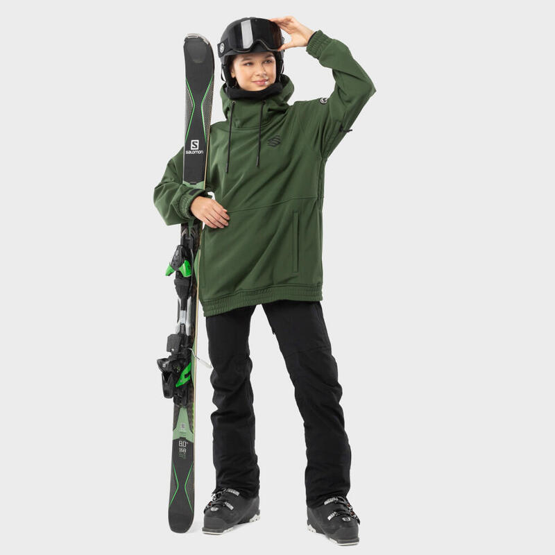 Veste snowboard femme Sports d'hiver W1-W Kilimanjaro Vert Armée