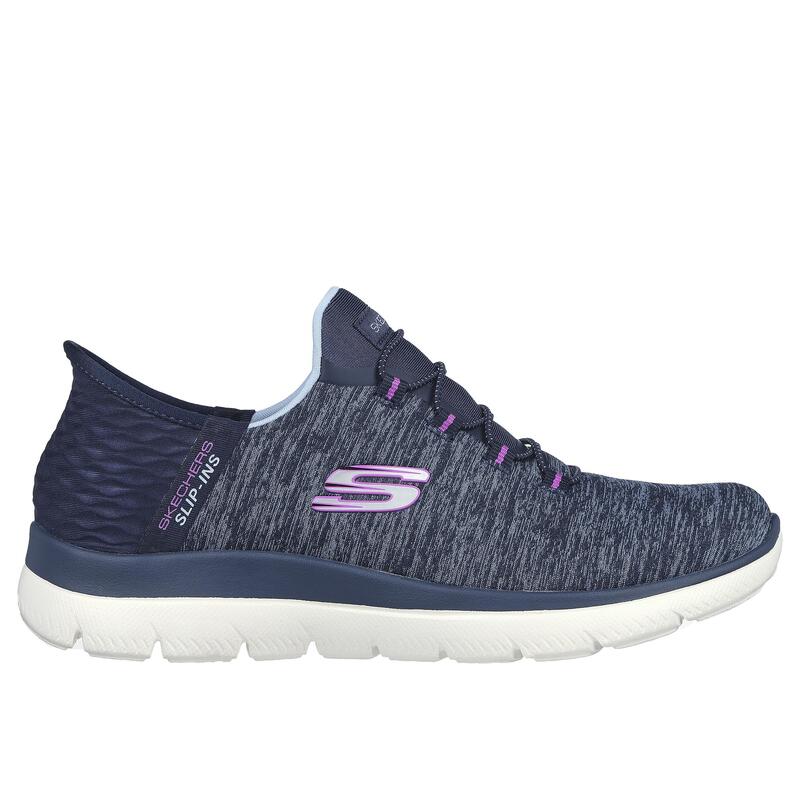 Zapatillas Deportivas Caminar Mujer Skechers 149937_NVPR Azul marino Elásticos