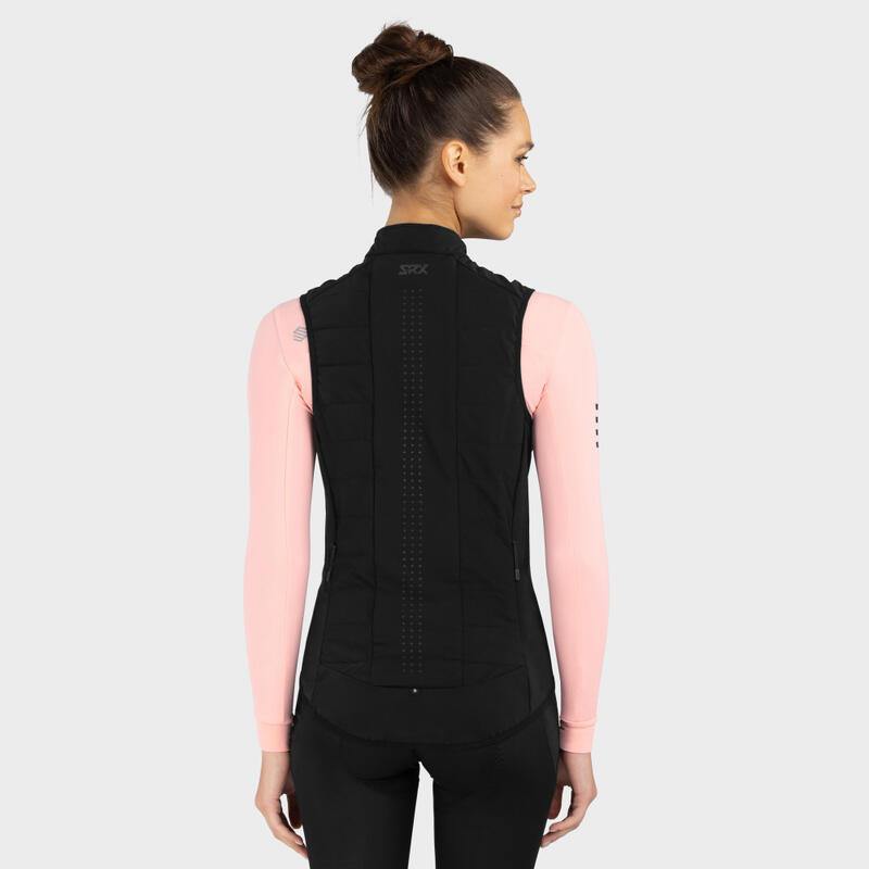 Gilet termico da ciclismo da donna SRX Ultra Warm-W SIROKO Nero