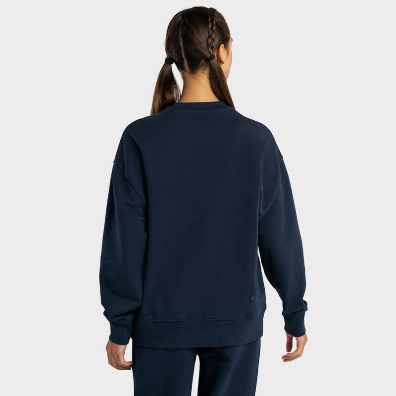 Dames Lifestyle sweatshirt voor Bluemarine-W SIROKO Marineblauw