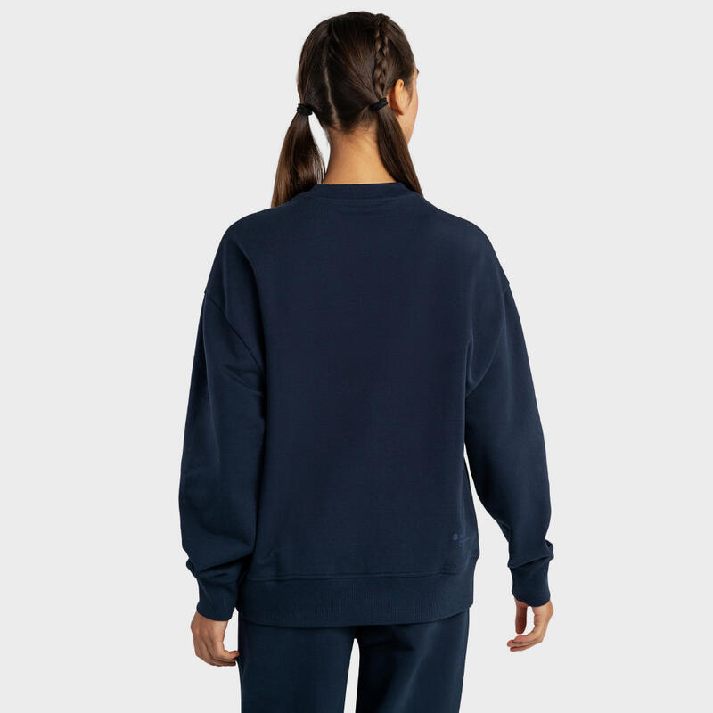 Sudadera de cuello redondo mujer lifestyle Bluemarine-W SIROKO Azul Navy