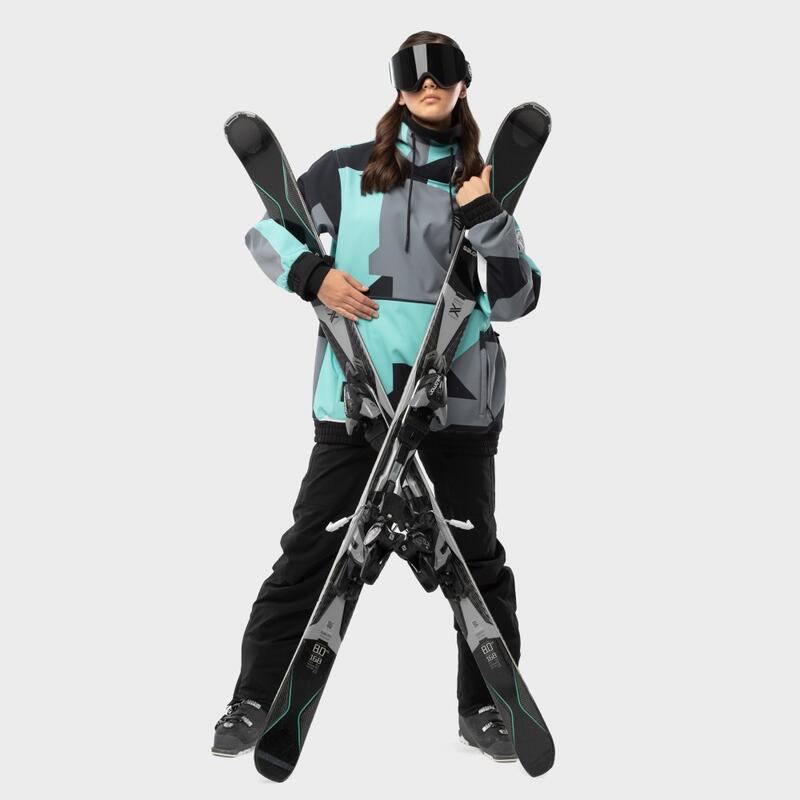 Dames Wintersport snowboardjas W1-W Ushuaia SIROKO Turquoise