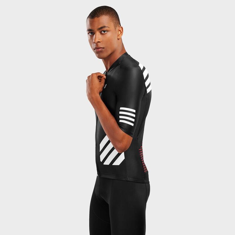 Maillot vélo manches courtes homme Cyclisme M2 Blackout Noir