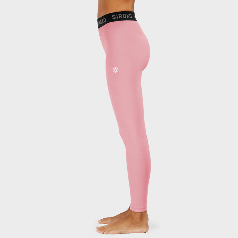 Calças interiores térmicas para mulher Desportos de inverno Lotus Rosa Chiclet