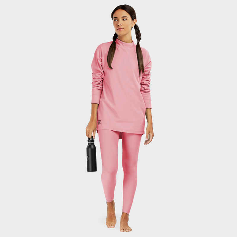 Damen Wintersport thermounterhose für Lotus SIROKO Bubblegum Pink