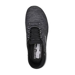 Zapatillas Deportivas Caminar Mujer Skechers 12980_BKW Negras con Elásticos