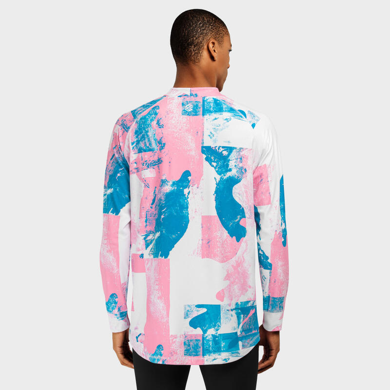 Camisola interior térmica homem Desportos de inverno Slush Watercolor Rosa Chic