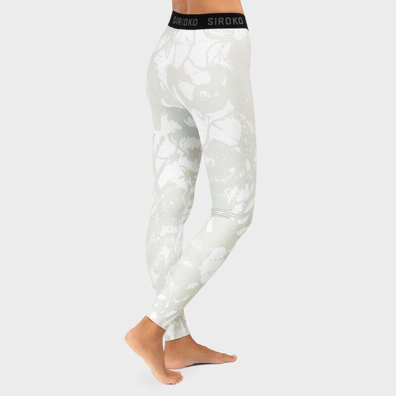 Pantaloni intimi termici da donna Sport invernali Stellar SIROKO Bianco