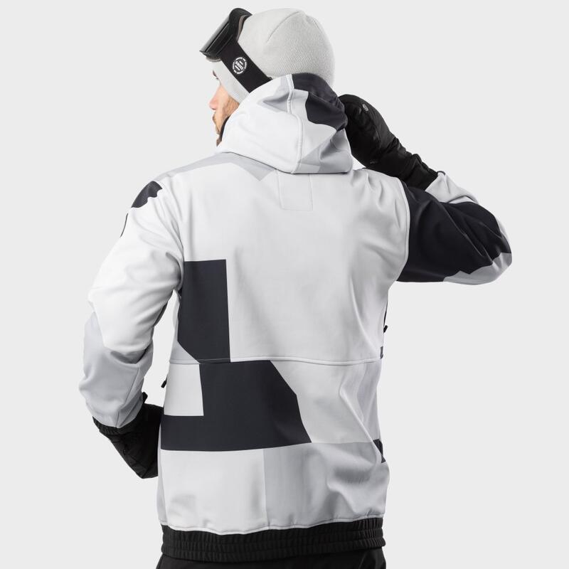 Herren Wintersport snowboardjacke für W1 Tibet SIROKO Grau