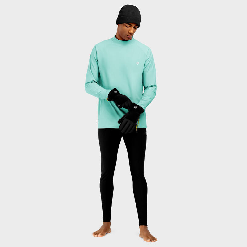 Thermo-Baselayer Wintersport SIROKO Slush Turquoise Türkis Herren