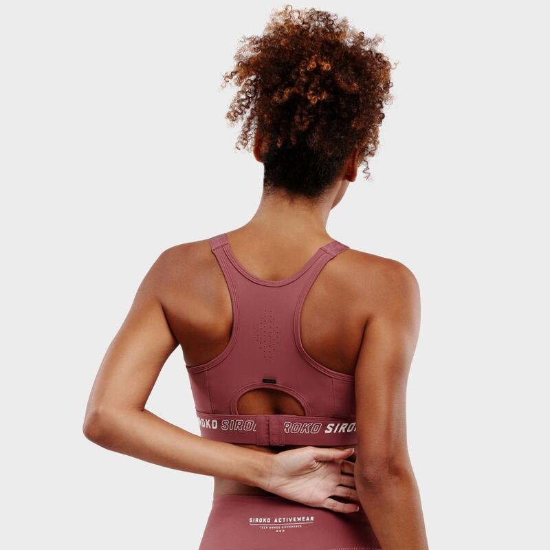 Brassière sport - Maintien élevé Fitness Femme Cardio Copper Rouge Cuivré