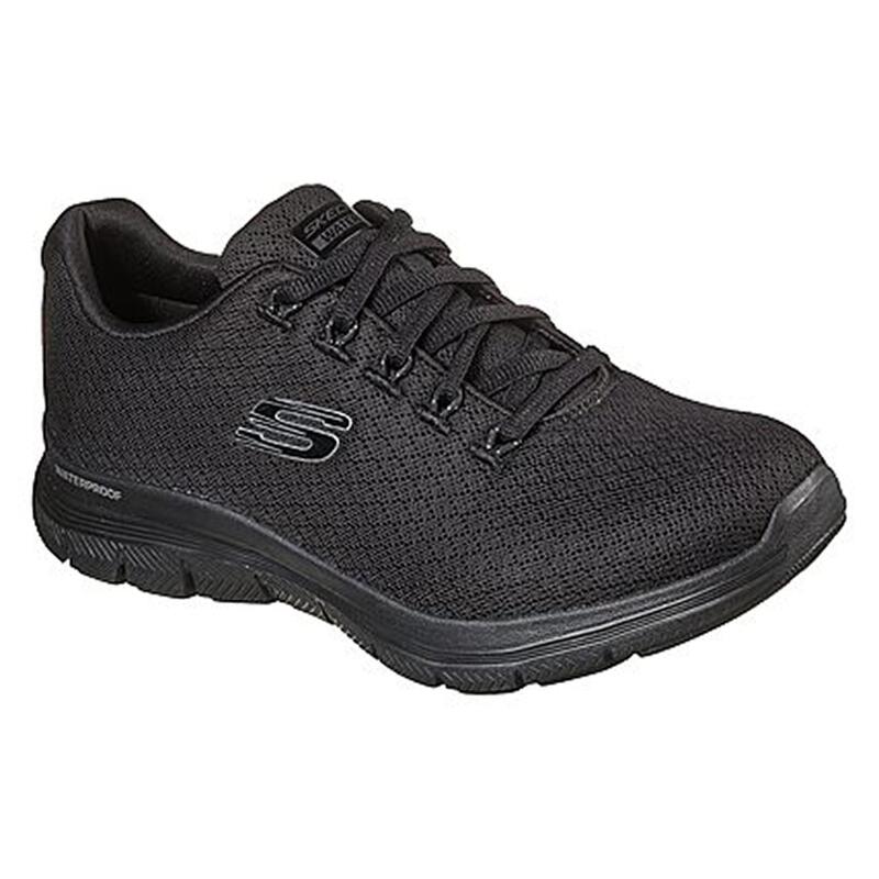 Zapatillas Deportivas Caminar Mujer Skechers 149298_BBK Negras con Cordones