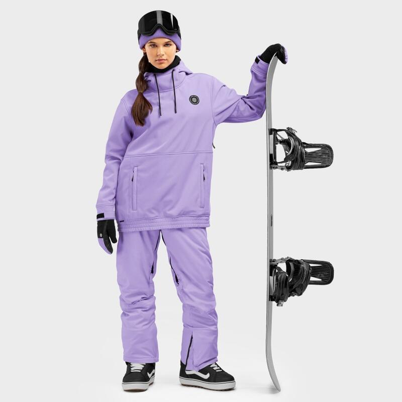 Kobieta Sporty zimowe Damska kurtka snowboardowa W1-W Snowy SIROKO Lawenda