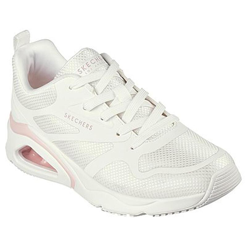 Zapatillas Deportivas Caminar Mujer Skechers 177420_WHT Blancas con Cordones