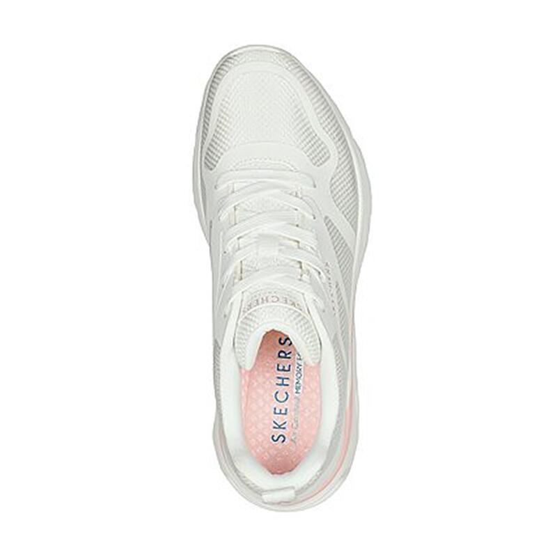 Zapatillas Deportivas Caminar Mujer Skechers 177420_WHT Blancas con Cordones