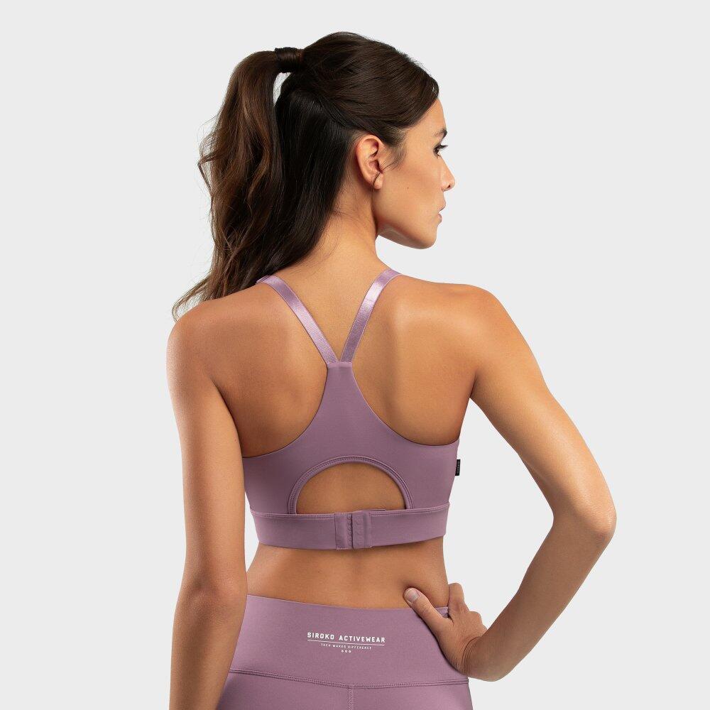 Sports bra - Women's high support Fitness Pacemaker Mauve Mauve