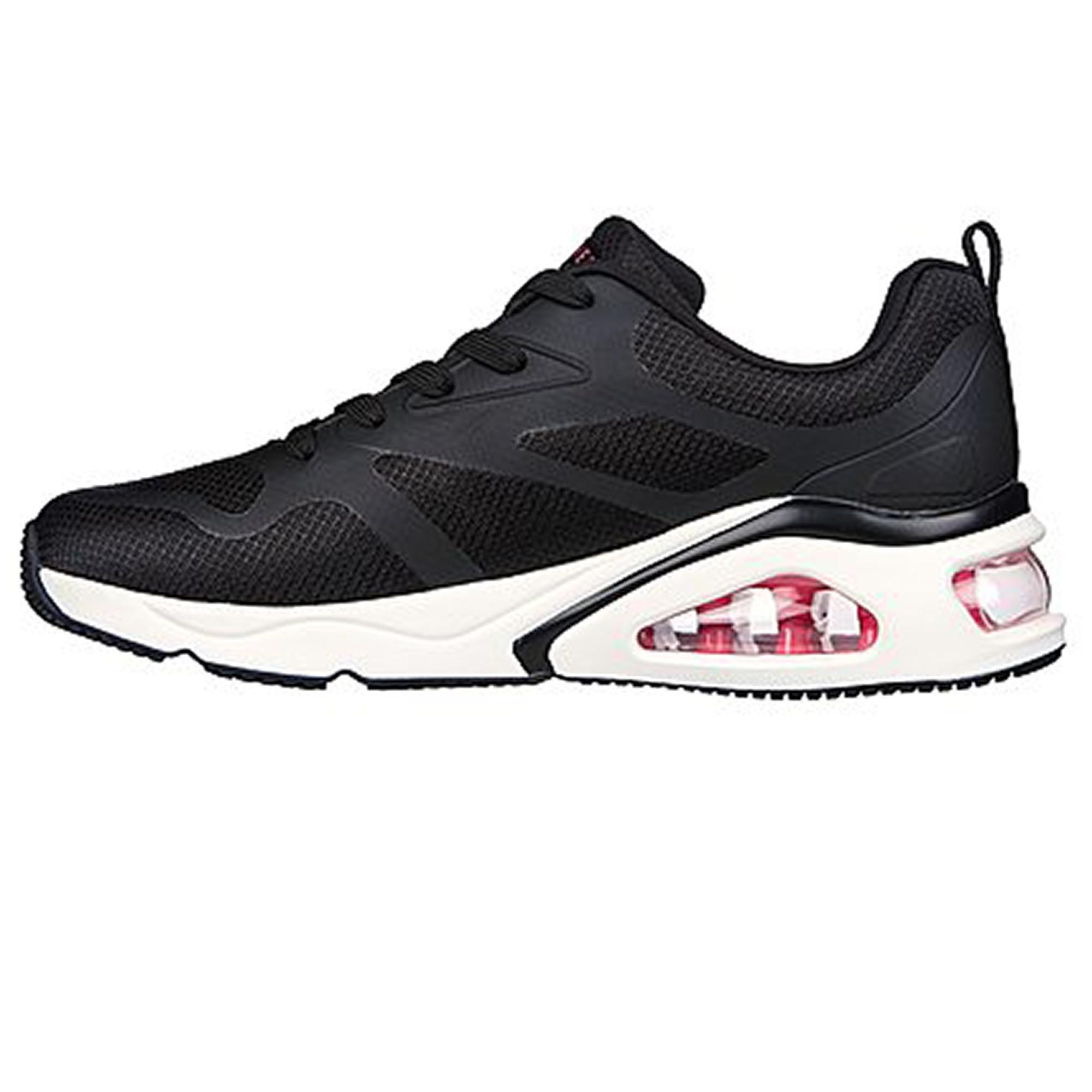 Zapatillas Deportivas Caminar Mujer Skechers 177420_BLK Negras con Cordones 4/5