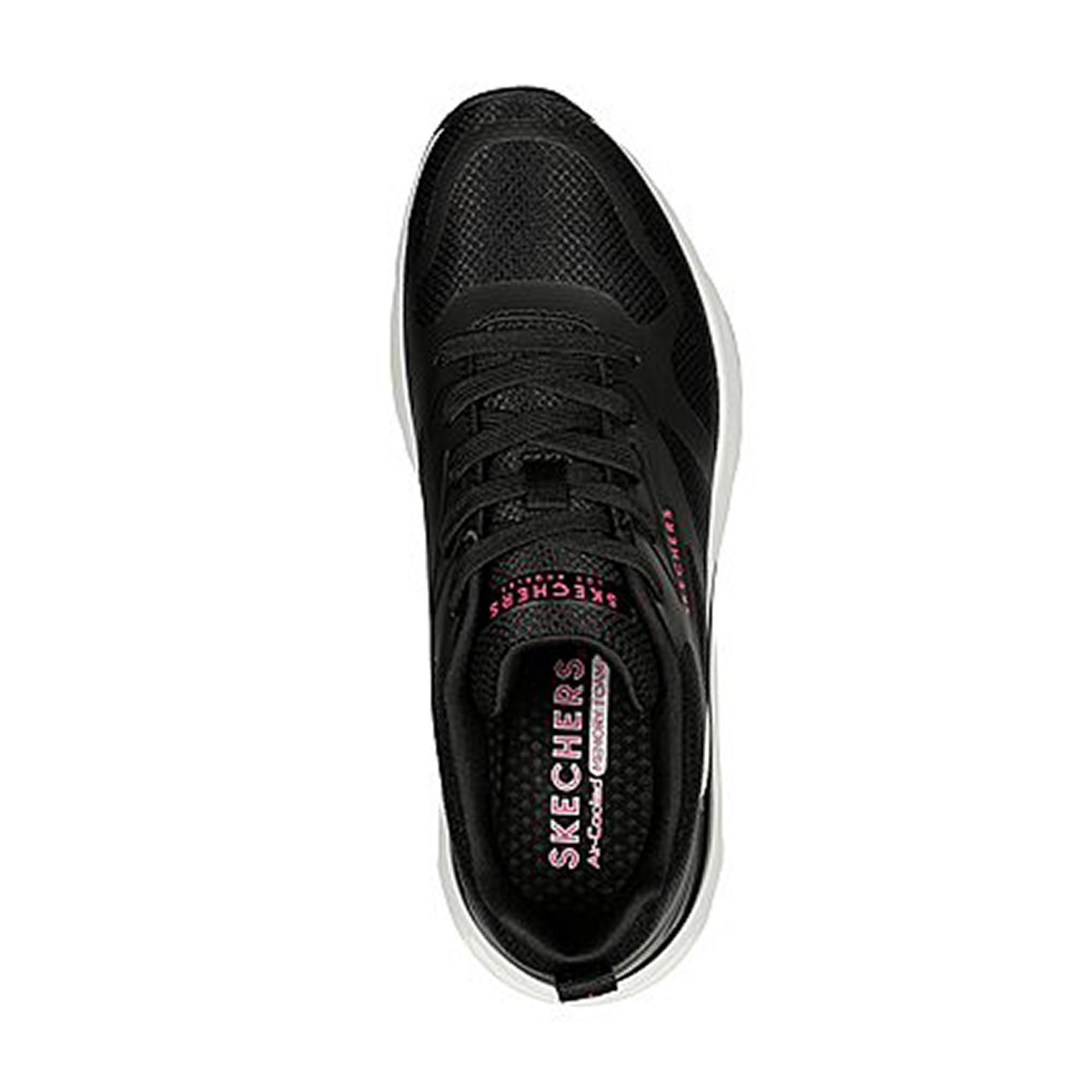 Zapatillas Deportivas Caminar Mujer Skechers 177420_BLK Negras con Cordones 5/5