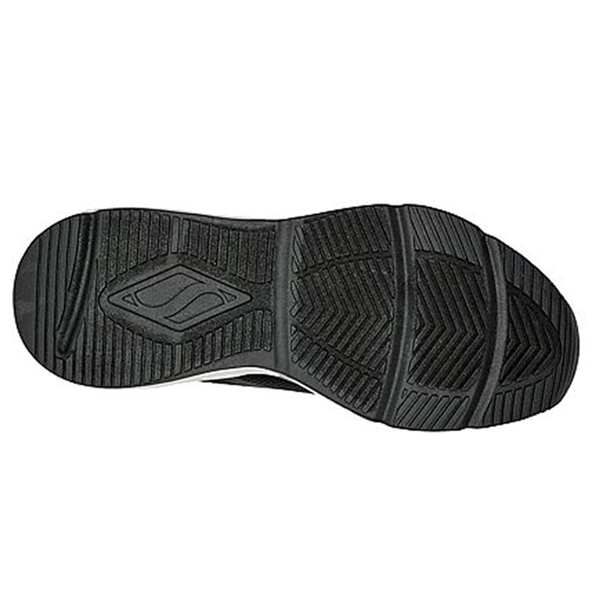 Zapatillas Deportivas Caminar Mujer Skechers 177420_BLK Negras con Cordones 3/5
