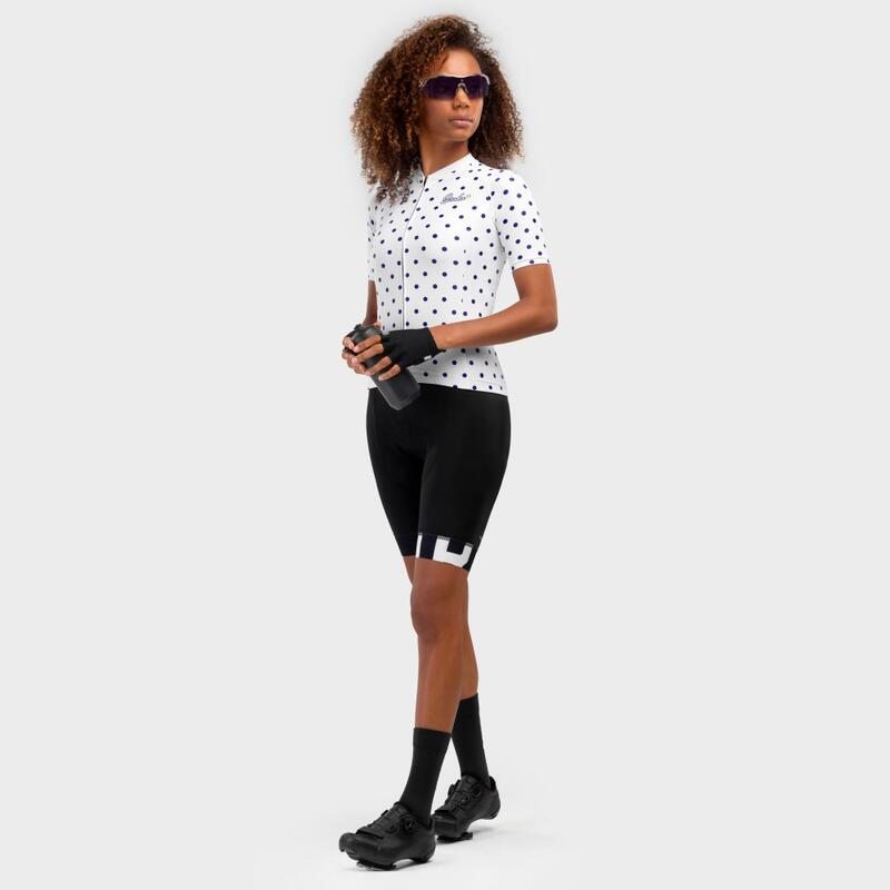 Camisola de ciclismo manga curta mulher M2 Saint Tropez SIROKO Branco