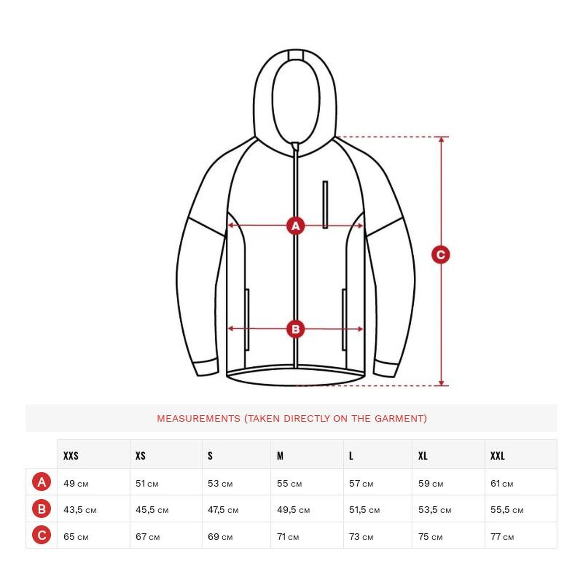 Herren Fitness windjacke für Highlight SIROKO Graphitgrau