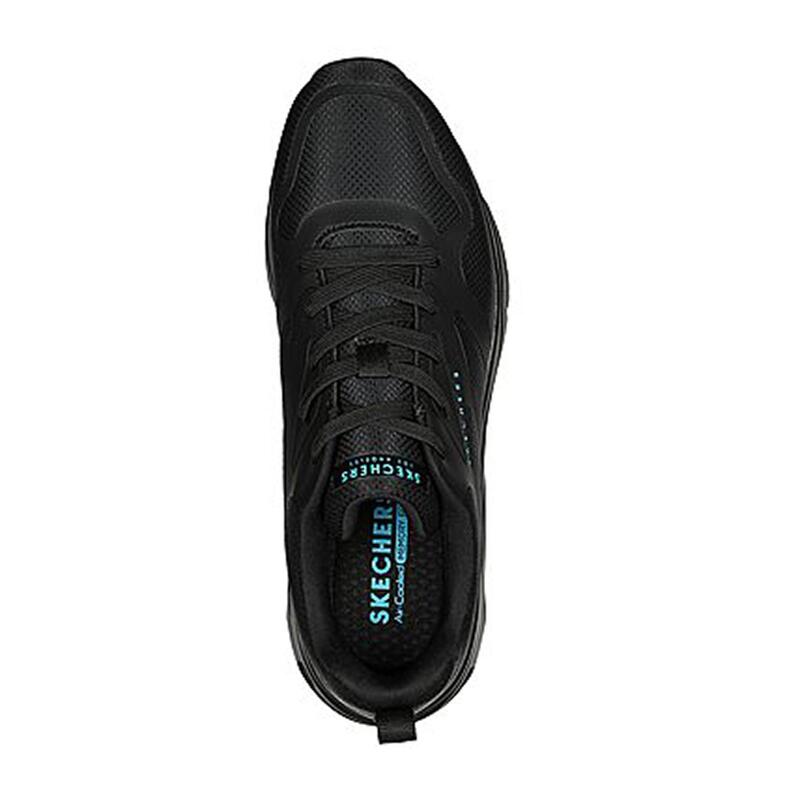 Zapatillas Deportivas Caminar Hombre Skechers 183071_BBK Negras con Cordones