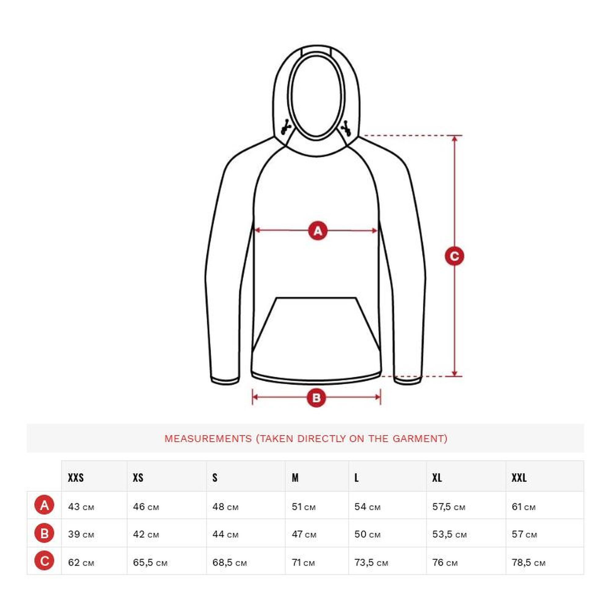 Heren Fitness hoodie Tech Storm SIROKO Zwart