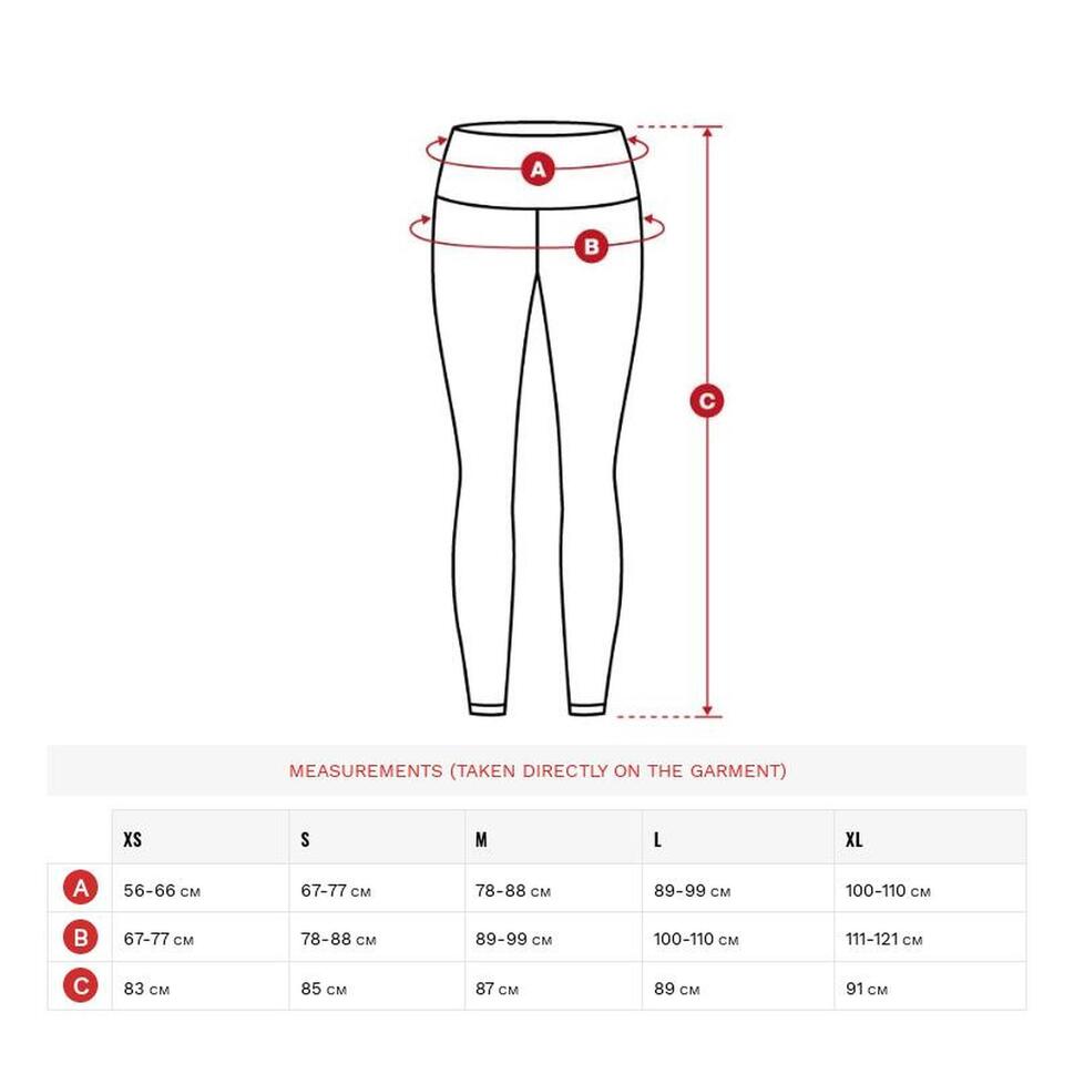 Dames Fitness Sportlegging met middelhoge taille Success SIROKO Terracotta SIROKO Decathlon.nl