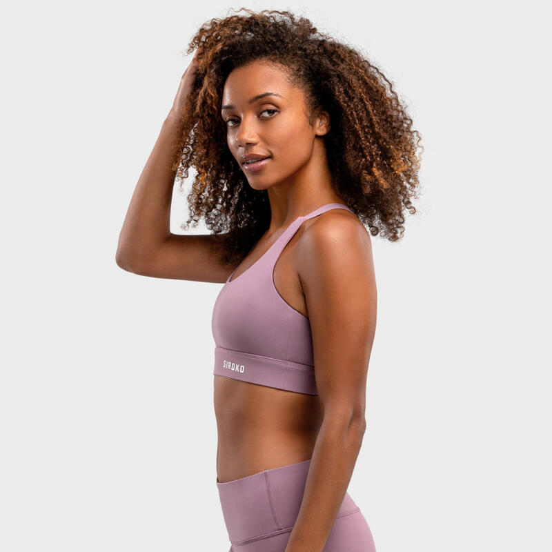 Soutien de desporto Fitness Mulher Balance Mauve SIROKO Malva