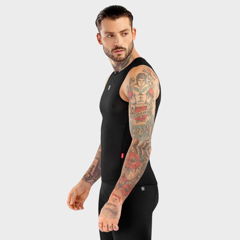 Maglia intima tecnica ciclismo da uomo Atomic SIROKO Nero